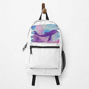 Whale Painting By Sea Oceano Artist. Backpack