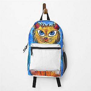 Catty Painting By Sea Oceano Artist. Backpack