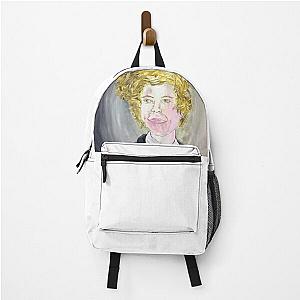 Brown Boy Painting By Sea Oceano Artist. Backpack