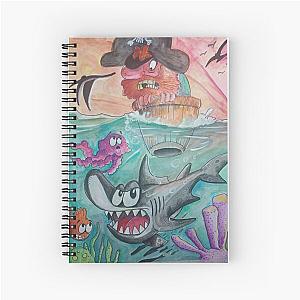 Oceano and pirat  Spiral Notebook