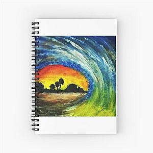 Ocean Painting By Sea Oceano Artist. Spiral Notebook