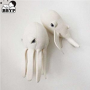 Octopus Whale Plush Dolls Kids Room Decoration Baby Soothing Doll Childrens Animals  AL0202