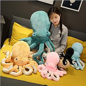 30-90cm Super Lovely Huge Lifelike Octopus Plush Stuffed Toy AL0202