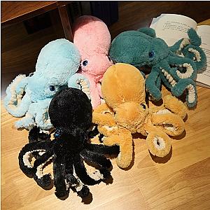 30-65CM Lifelike Octopus Plush Toys Octopus Whale Dolls Stuffed  AL0202