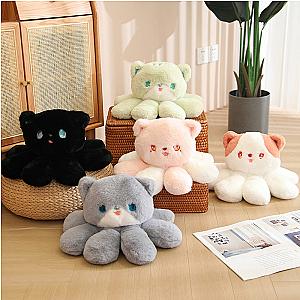 Creative Cat Shaped Jellyfish Plush Toy Stuffed Soft Kitty Doll Kawaii Octopus  AL0202