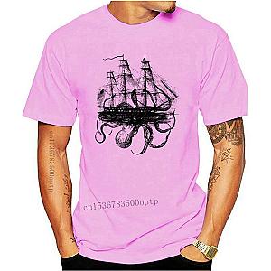 Octopus Ship Printed Tshirts