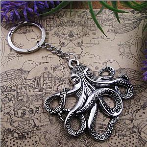 3pcs/Lot Fashion Big Octopus Keychain