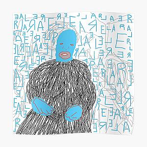 EARL SWEATSHIRT of ODD FUTURE with a light blue hue Poster RB2709