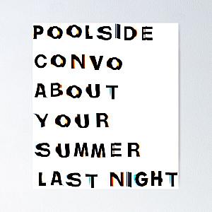 Poolside Convo - Frank Ocean - Self Control Poster RB1211
