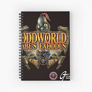 Oddworld  logo Spiral Notebook