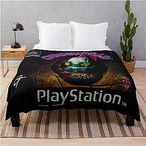 PS1 Oddworld Videogame Throw Blanket