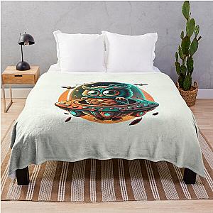 OddWorld Owls: Harvey The Admiral Throw Blanket