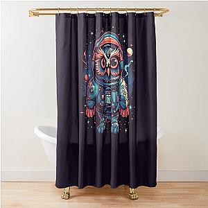 OddWorld Owls: Spacewalk Shower Curtain