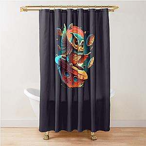 OddWorld Owls: Terry Trouble Shower Curtain