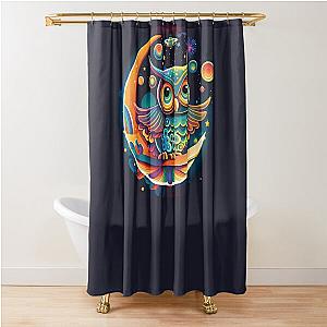 OddWorld Owls: Dazzle Dave Shower Curtain