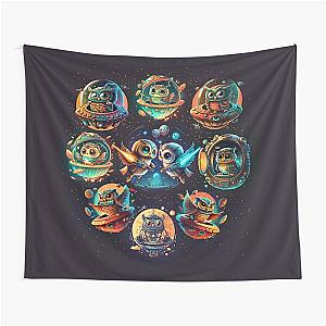 OddWorld Owls : Space Flock Tapestry