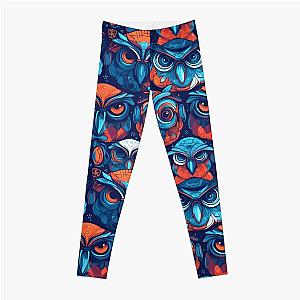 OddWorld Owls: Space Faces 01 Leggings