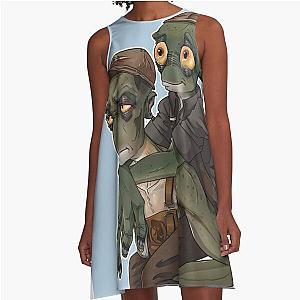 Oddworld A-Line Dress