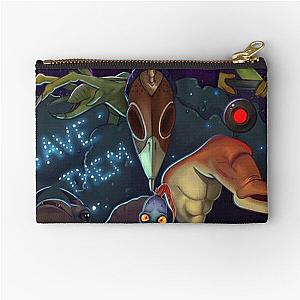 Oddworld Zipper Pouch