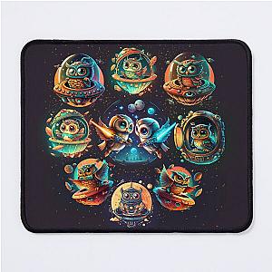 OddWorld Owls : Space Flock Mouse Pad