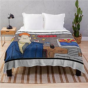 office space Throw Blanket