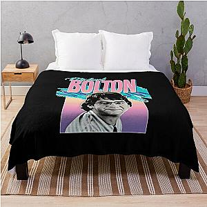 Office Space T-ShirtMichael Bolton - Office Space Aesthetic 90s Design T-Shirt-by DankFutura- Throw Blanket