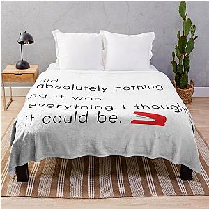 Office Space Quote Throw Blanket