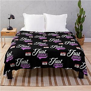 Just pass... - Nina, Office Space Throw Blanket