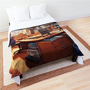 Cozy Office Space Comforter