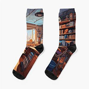 Cozy Office Space Socks