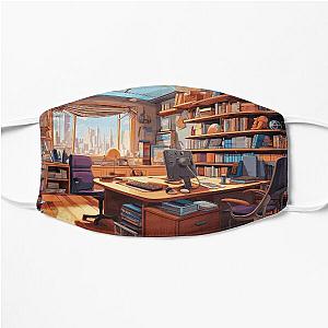 Cozy Office Space Flat Mask