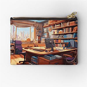 Cozy Office Space Zipper Pouch