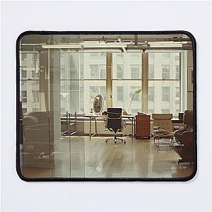 Glass-fronted office space Mouse Pad