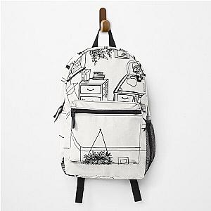 Cluttered Office Space  Backpack