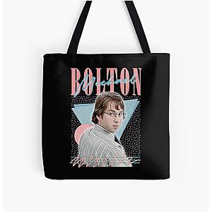 Office Space Michael Bolton Office Space Aesthetic 90s Design  All Over Print Tote Bag