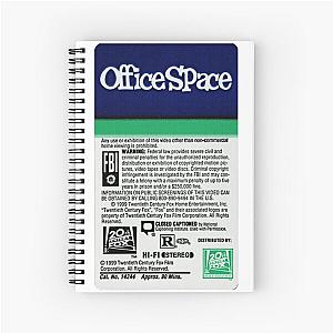 Office Space the VHS Label Spiral Notebook