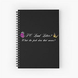 PC Load Letter - Office Space Spiral Notebook