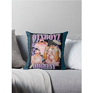 ohgeesy yes lavender sheroline art bone Throw Pillow