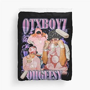 ohgeesy yes lavender sheroline art bone Duvet Cover