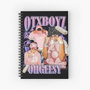 ohgeesy yes lavender sheroline art bone Spiral Notebook