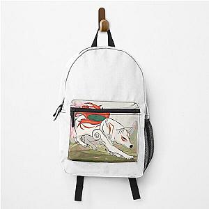 Okami Amaterasu fanart videogame Backpack