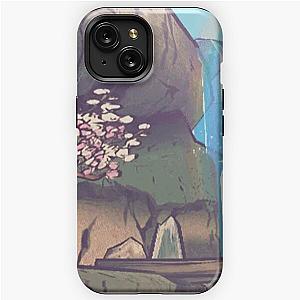 Okami Video Game Sakura Blossom Cherry Waterfall Rainbow iPhone Tough Case