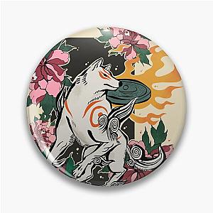 Okami Floral Pin