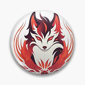 Wolf - Okami Style Pin