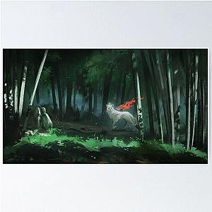 Okami - Bamboo Forest Poster