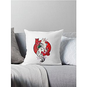 Okami Sakura Throw Pillow