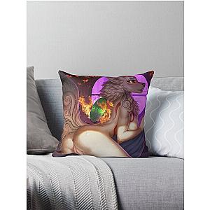 Amaterasu from Okami [NSFW] Throw Pillow