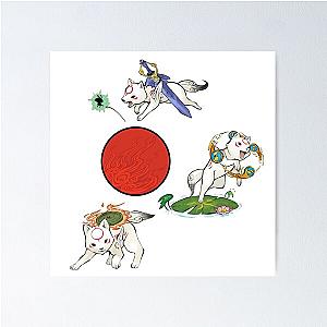 Baby Okami Trio  Poster