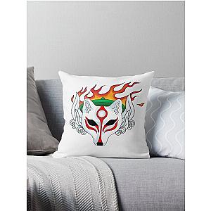 Okami Amaterasu Throw Pillow