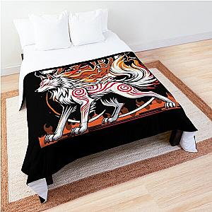 Okami wolf-For japanese games lovers Comforter